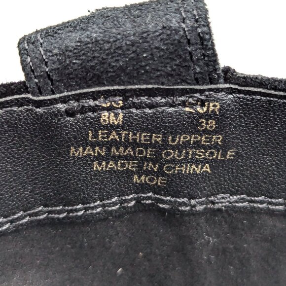 Sam Edelman Women Moe Western Cowboy Black Suede Boots size 8 - Picture 8 of 12